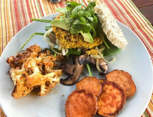 Southwest Chickpea Burgers: a Pantry Medicine Meal!